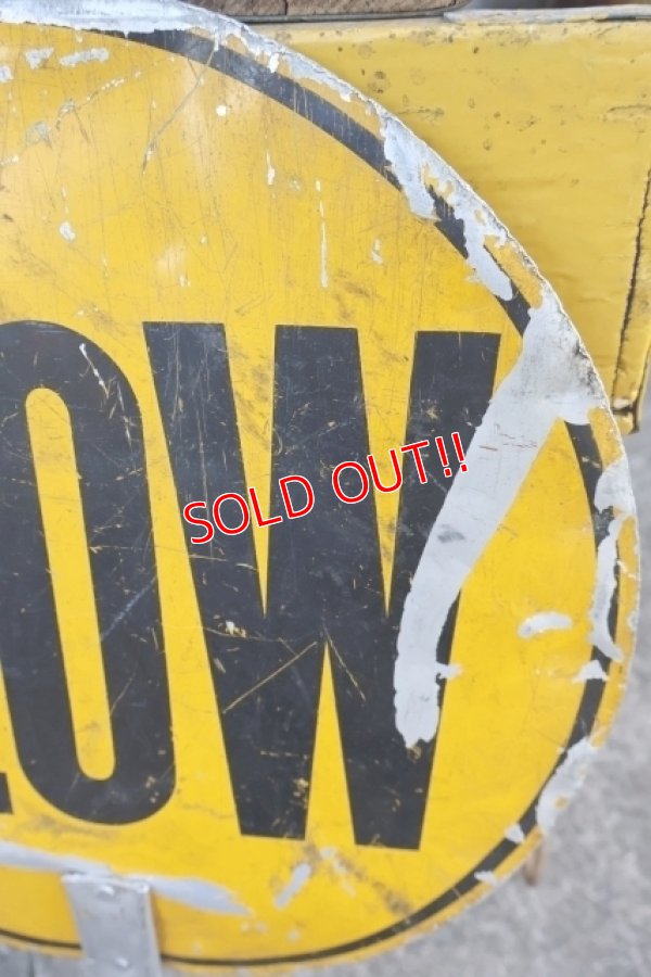 画像6: dp-250722-13 STOP・SLOW Paddle Sign