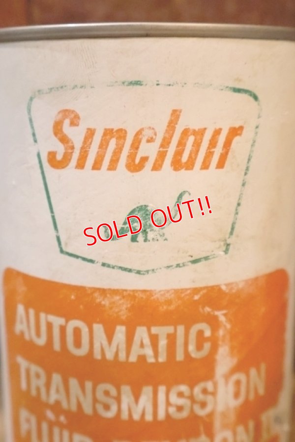 画像2: dp-250618-28 Sinclair AUTOMATIC TRANSMISSION FLUID-DEXRON II1 U.S. QUART CAN