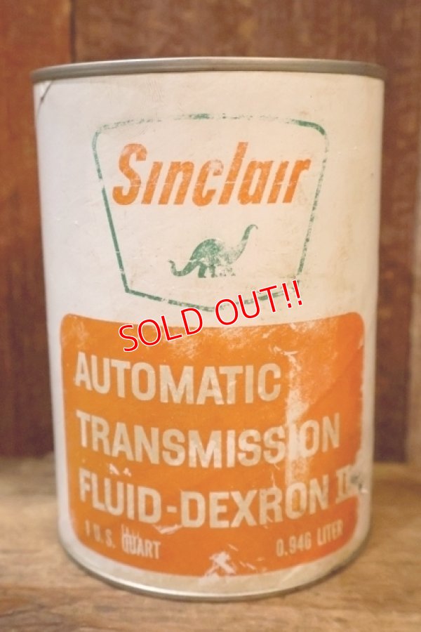 画像1: dp-250618-28 Sinclair AUTOMATIC TRANSMISSION FLUID-DEXRON II1 U.S. QUART CAN