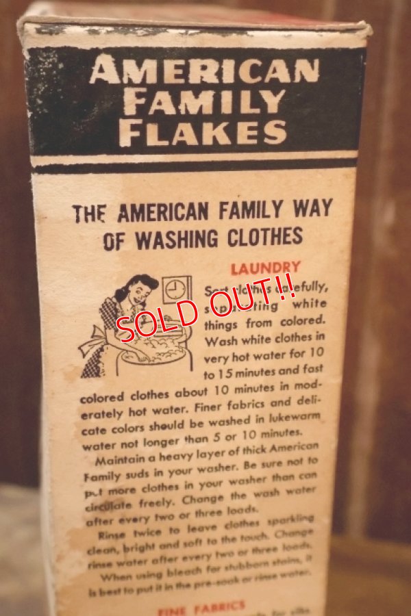 画像5: dp-250618-09 AMERICAN FAMILY FLAKES 1950's SOAP BOX