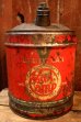 画像1: dp-250618-54 Van Camp 1940's 5 U.S. GALLONS OIL CAN (1)