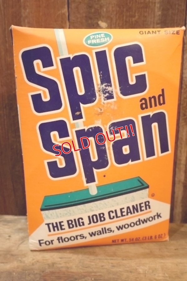 画像1: dp-250618-09 Spic and Span THE BIG JOB CLEANER 1960's-1970's BOX