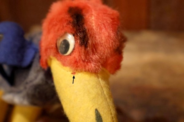 画像10: ct-250908-01 The University of Kansas "Jayhawks" / Collegiate 1960's Mascot Doll