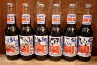 ck-051 Shaquille O'Neal 1993 PEPSI "SHAQ ATTAQ PAQ" Bottle Complete Set