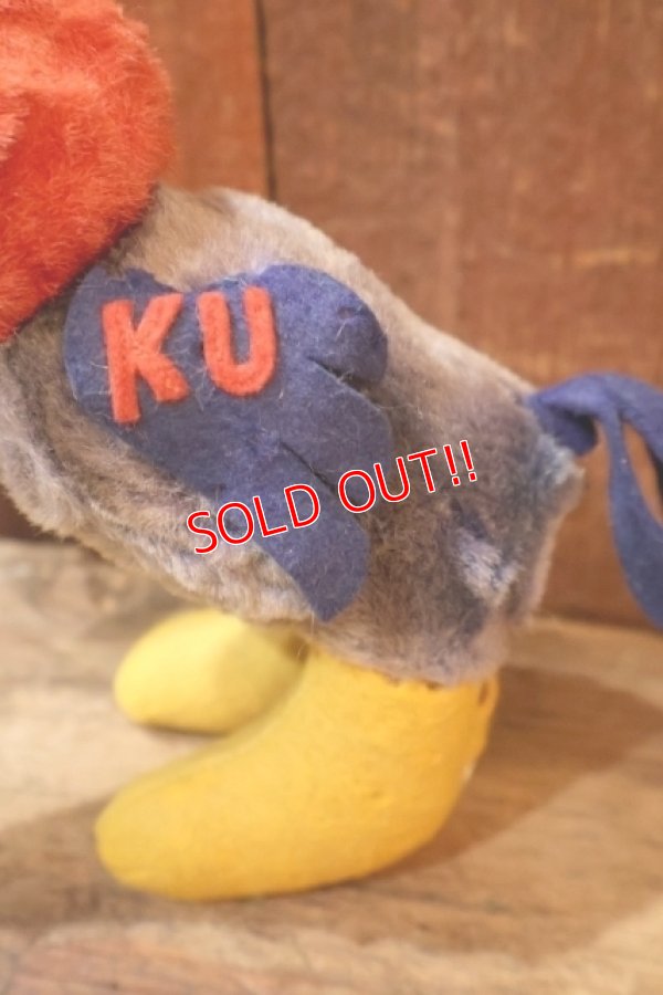 画像3: ct-250908-01 The University of Kansas "Jayhawks" / Collegiate 1960's Mascot Doll