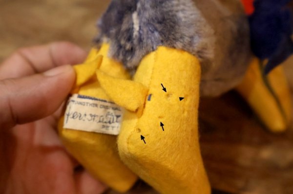 画像9: ct-250908-01 The University of Kansas "Jayhawks" / Collegiate 1960's Mascot Doll