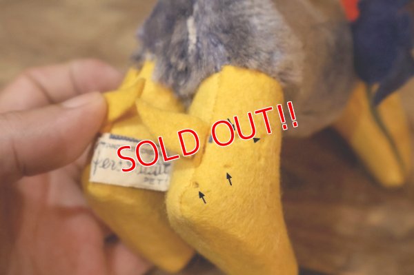 画像9: ct-250908-01 The University of Kansas "Jayhawks" / Collegiate 1960's Mascot Doll