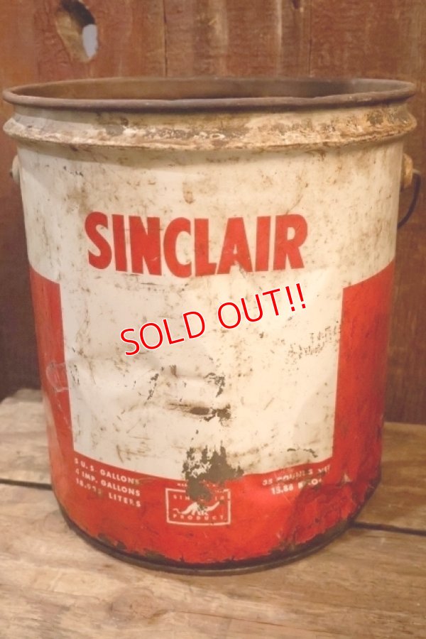 画像1: dp-250618-67 SINCLAIR / 1960's 5 U.S. GALLONS CAN