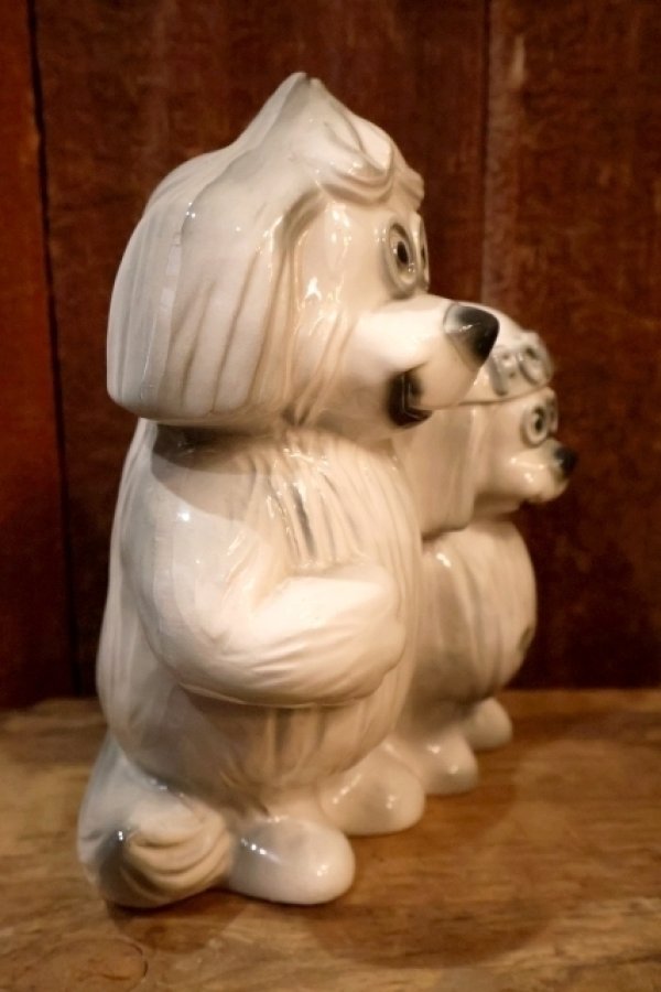 画像3: ct-250701-06 FORD / 1950's-1960's Shaggy Dog Ceramic Coin Bank