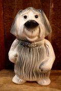 ct-250701-05 FORD / 1950's-1960's Shaggy Dog Ceramic Coin Bank