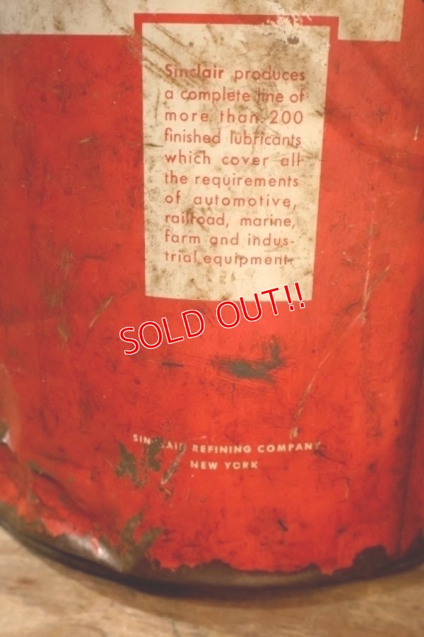 画像7: dp-250618-67 SINCLAIR / 1960's 5 U.S. GALLONS CAN