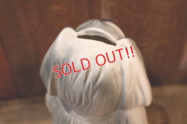 画像7: ct-250701-05 FORD / 1950's-1960's Shaggy Dog Ceramic Coin Bank