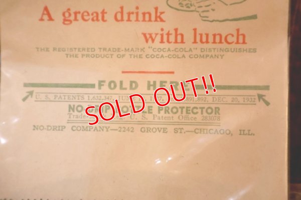 画像3: dk-094 Coca-Cola 1930's Paper Bottle Holder