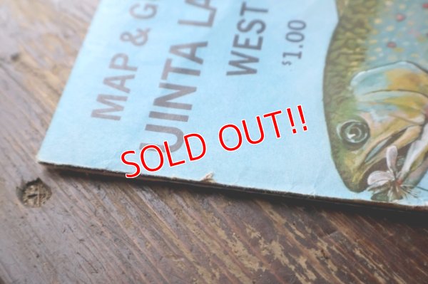 画像3: dp-250728-05 UINTA LAKES WEST 1969 MAP & GUIDE