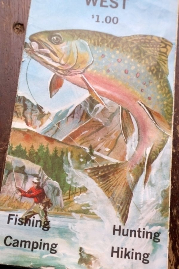 画像2: dp-250728-05 UINTA LAKES WEST 1969 MAP & GUIDE