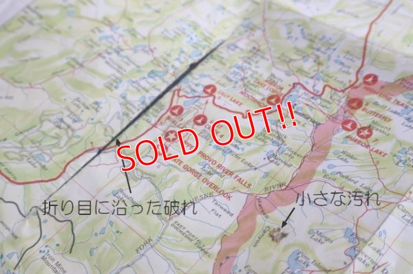 画像14: dp-250728-05 UINTA LAKES WEST 1969 MAP & GUIDE