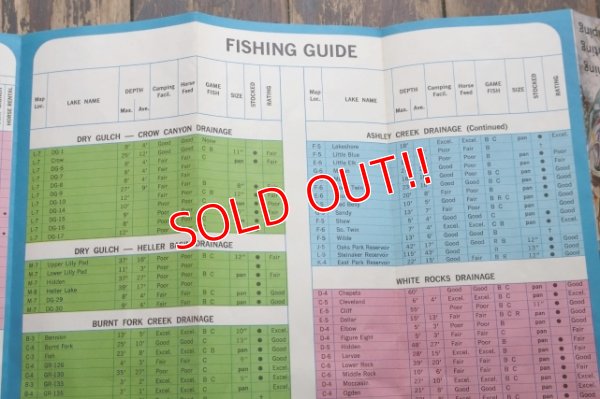 画像5: dp-250728-05 UINTA LAKES EAST 1969 MAP & GUIDE