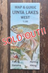 dp-250728-05 UINTA LAKES WEST 1969 MAP & GUIDE