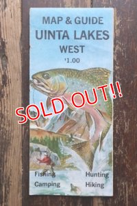 dp-250728-05 UINTA LAKES WEST 1969 MAP & GUIDE