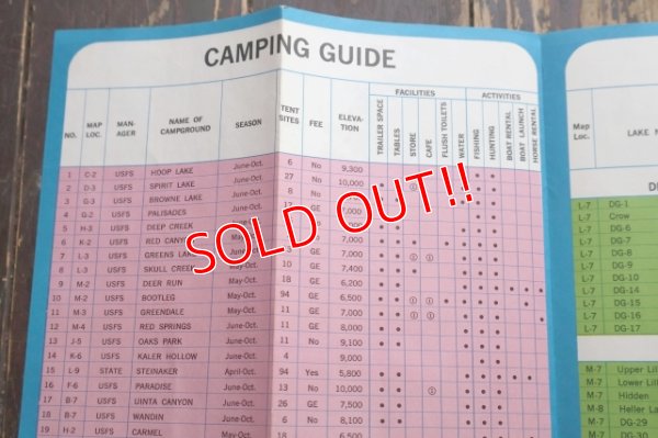 画像4: dp-250728-05 UINTA LAKES EAST 1969 MAP & GUIDE