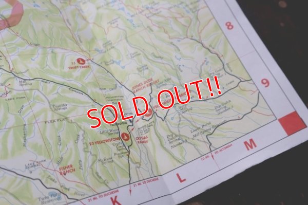 画像12: dp-250728-05 UINTA LAKES WEST 1969 MAP & GUIDE