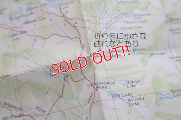 画像11: dp-250728-05 UINTA LAKES EAST 1969 MAP & GUIDE