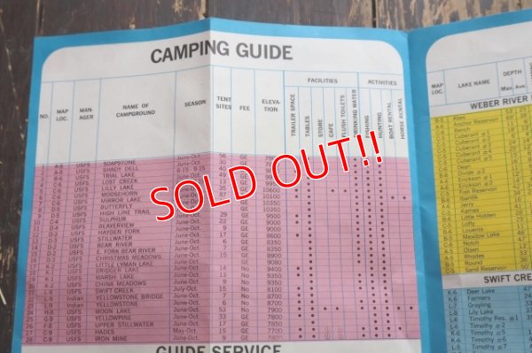 画像5: dp-250728-05 UINTA LAKES WEST 1969 MAP & GUIDE