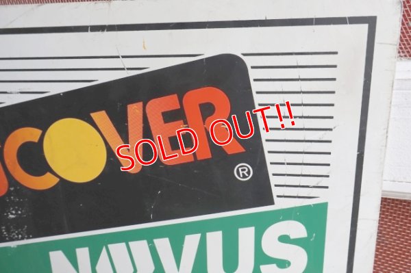 画像7: dp-250205-36 DISCOVER・VISA ・Master Card 1990's W-sided Metal Sign