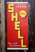 dp-240605-06 SHELL 1930's-1940's Road Map "IDAHO"