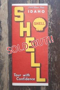 dp-240605-06 SHELL 1930's-1940's Road Map "IDAHO"