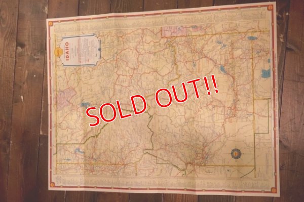 画像6: dp-240605-06 SHELL 1930's-1940's Road Map "IDAHO"
