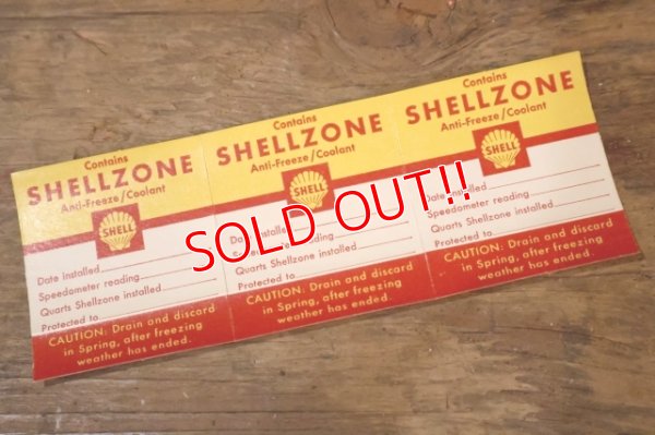 画像1: dp-240605-06 SHELL / SHELLZONE 1960's Sticker