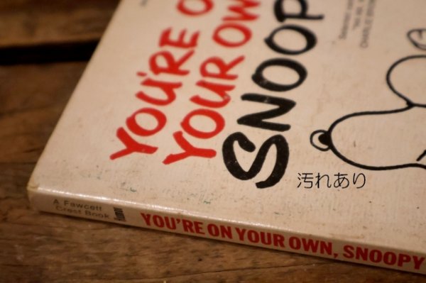 画像2: ct-220801-48 PEANUTS / 1970's Comic "YOU'RE ON YOUR OWN, SNOOPY"