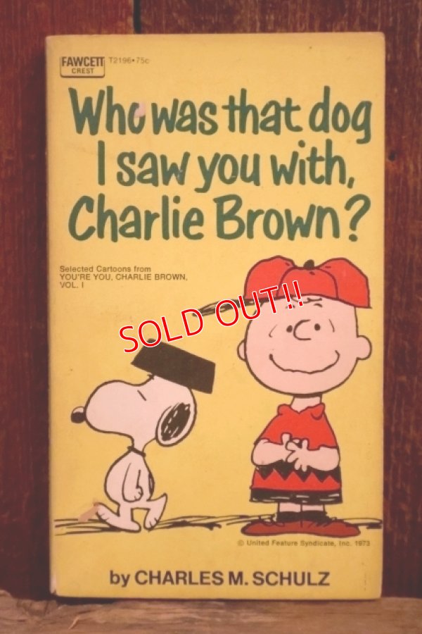 画像1: ct-220801-48 PEANUTS / 1970's Comic "Who was that dog I saw you with,Charlie Brown?"