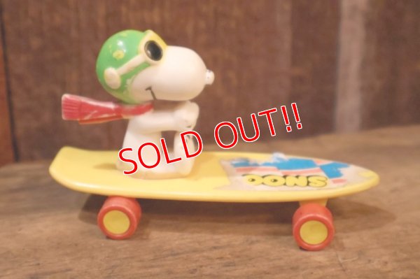 画像2: ct-250320-40 Snoopy / AVIVA 1970's Skateboard
