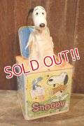 ct-250320-30 【JUNK】Snoopy / MATTEL 1972 Musical  Jack in the Box