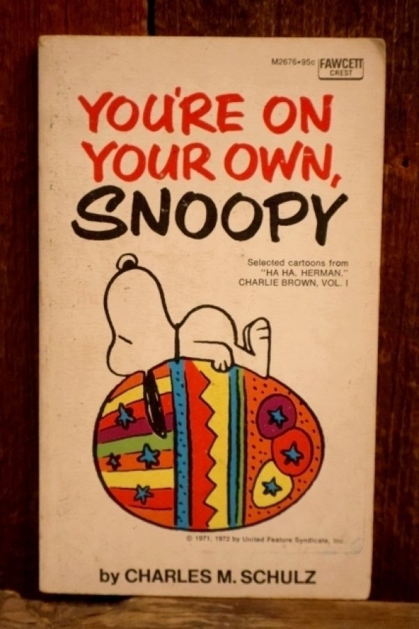 画像1: ct-220801-48 PEANUTS / 1970's Comic "YOU'RE ON YOUR OWN, SNOOPY"