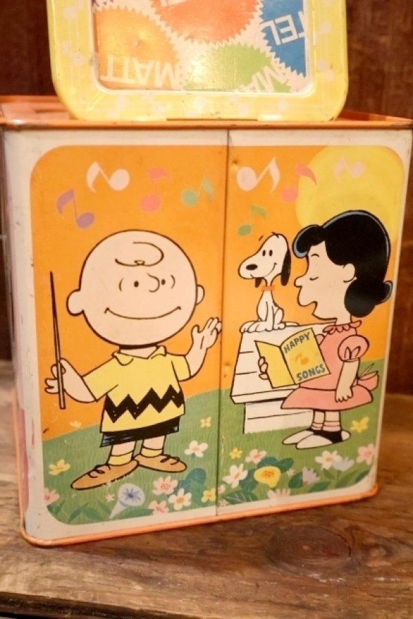 画像9: ct-250320-30 【JUNK】Snoopy / MATTEL 1972 Musical  Jack in the Box