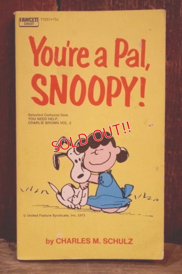 画像1: ct-220801-48 PEANUTS / 1970's Comic "You're a Pal, SNOOPY!"