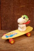 ct-250320-40 Snoopy / AVIVA 1970's Skateboard