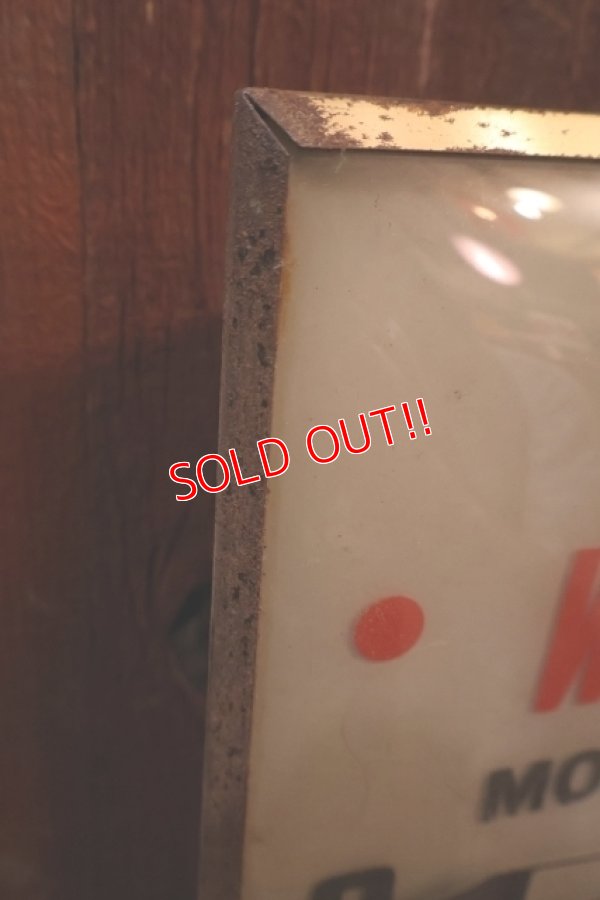 画像9: dp-250618-19 WOLF'S HEAD MOTOR OIL & LUBES 1960's PAM CLOCK