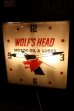 画像1: dp-250618-19 WOLF'S HEAD MOTOR OIL & LUBES 1960's PAM CLOCK (1)