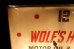 画像2: dp-250618-19 WOLF'S HEAD MOTOR OIL & LUBES 1960's PAM CLOCK (2)