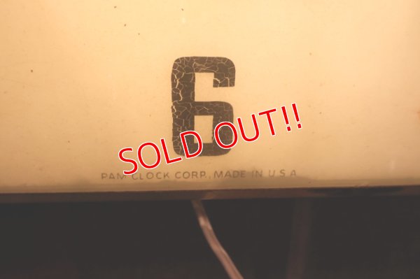 画像5: dp-250618-19 WOLF'S HEAD MOTOR OIL & LUBES 1960's PAM CLOCK