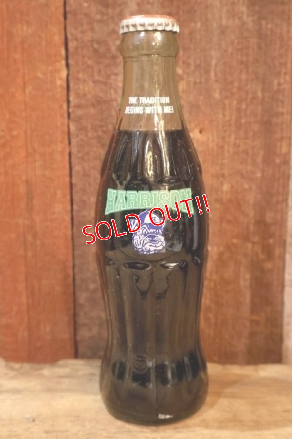 画像1: ck-060 HARRISON HIGH SCHOOL 1990's Bulldogs Coco-Cola CLASSIC Bottle