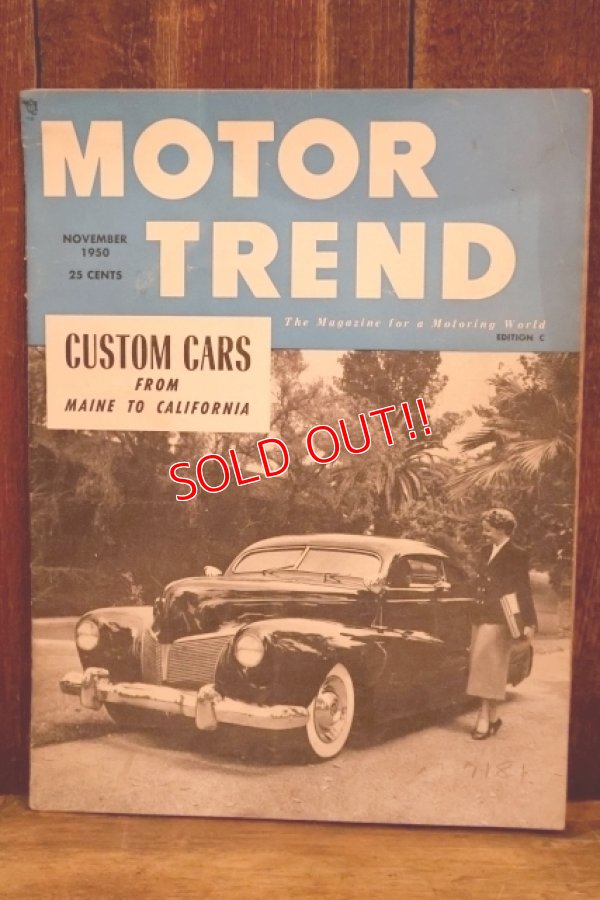 画像1: dp-250803-11 MOTOR TREND MAGAZINE NOVEMBER 1950