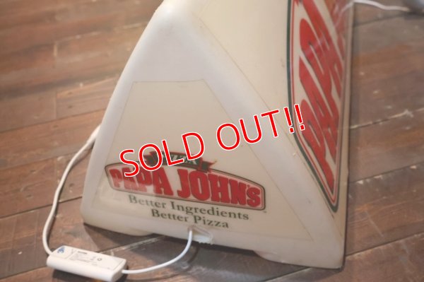 画像11: dp-250930-02 PAPA JOHN'S PIZZA / 1990's Delivery Car Sign