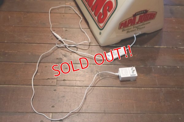 画像14: dp-250930-02 PAPA JOHN'S PIZZA / 1990's Delivery Car Sign