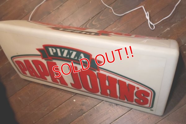 画像8: dp-250930-02 PAPA JOHN'S PIZZA / 1990's Delivery Car Sign