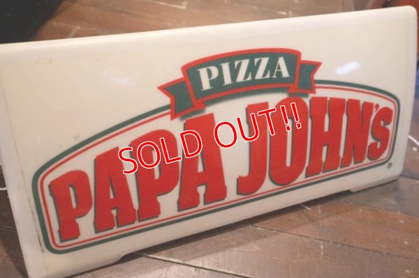 画像10: dp-250930-02 PAPA JOHN'S PIZZA / 1990's Delivery Car Sign